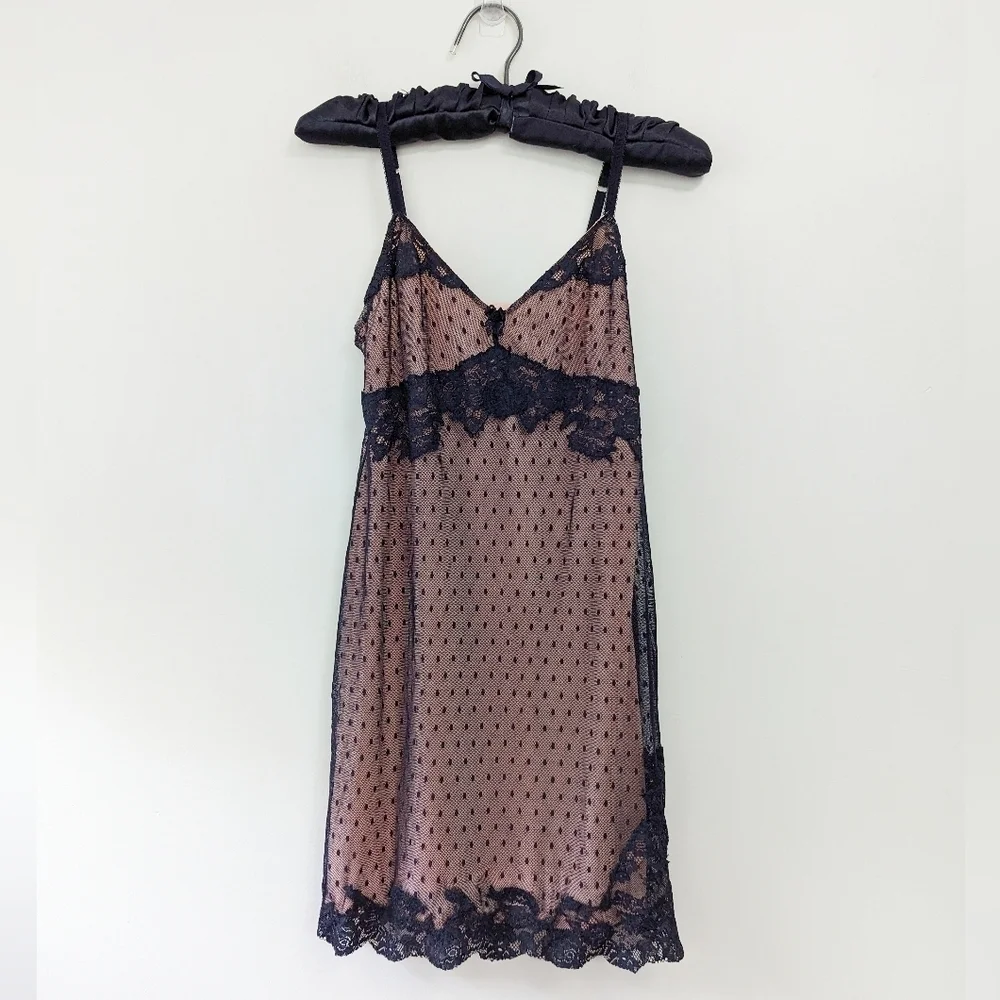 Soma Lace Layered Chemise Slip‎ Nightgown